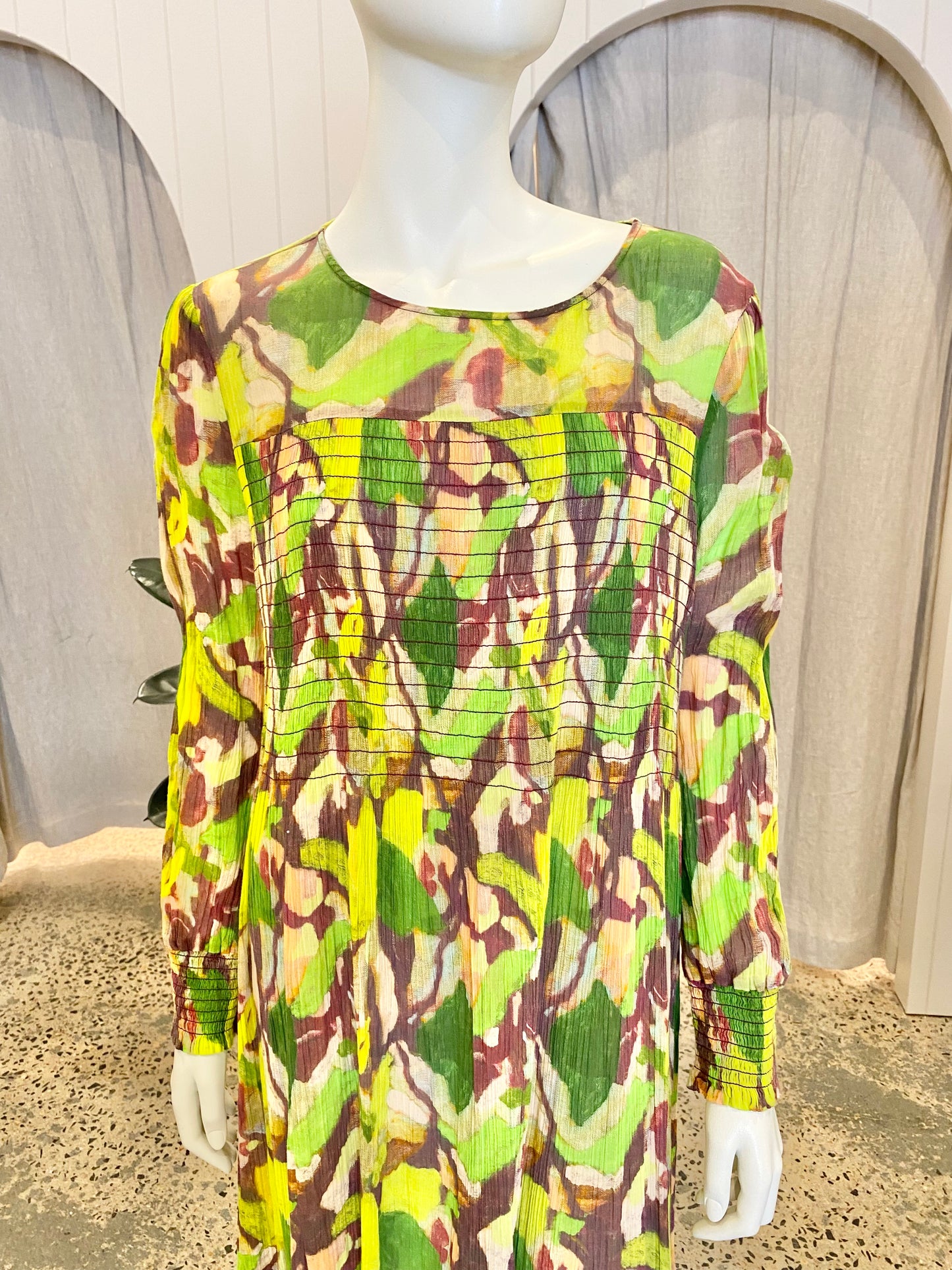 Gorman X Rebekah Callaghan Maple Leaf Dress - Size 14