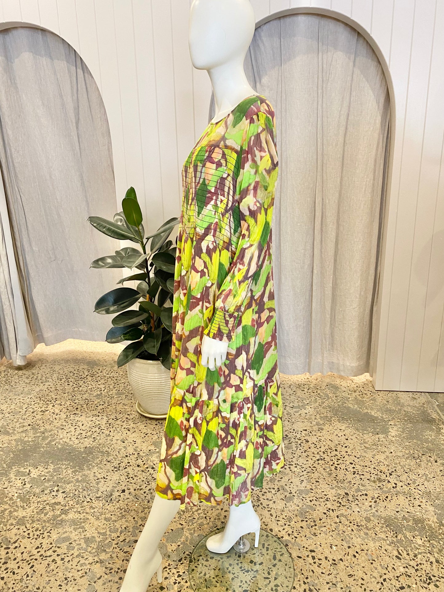 Gorman X Rebekah Callaghan Maple Leaf Dress - Size 14