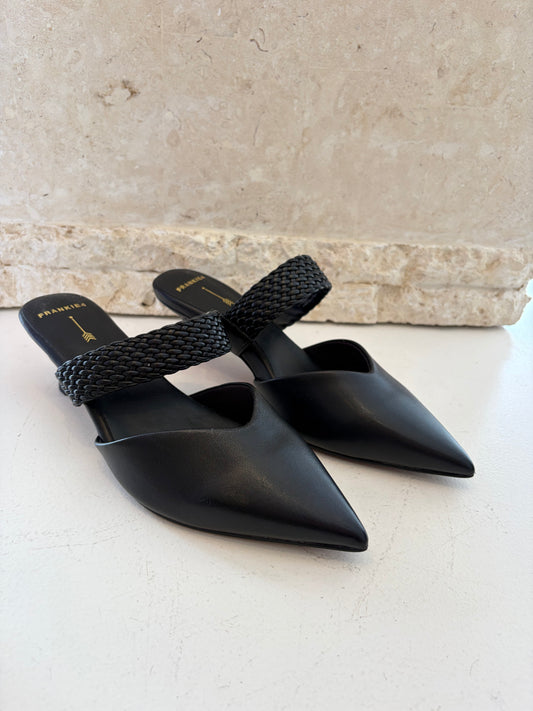 Frankie 4 Kai Black Kitten Heel - Size 9
