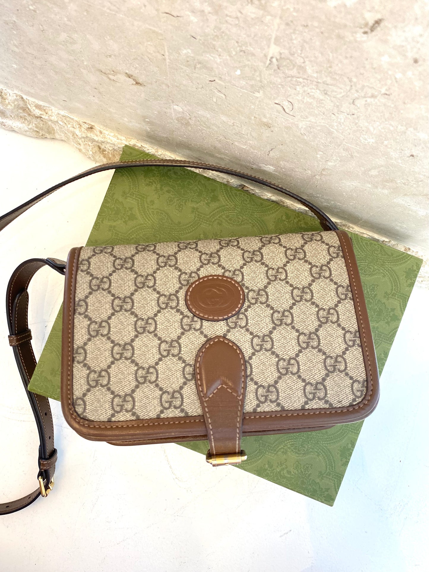 GUCCI Interlocking G Mini Shoulder Bag