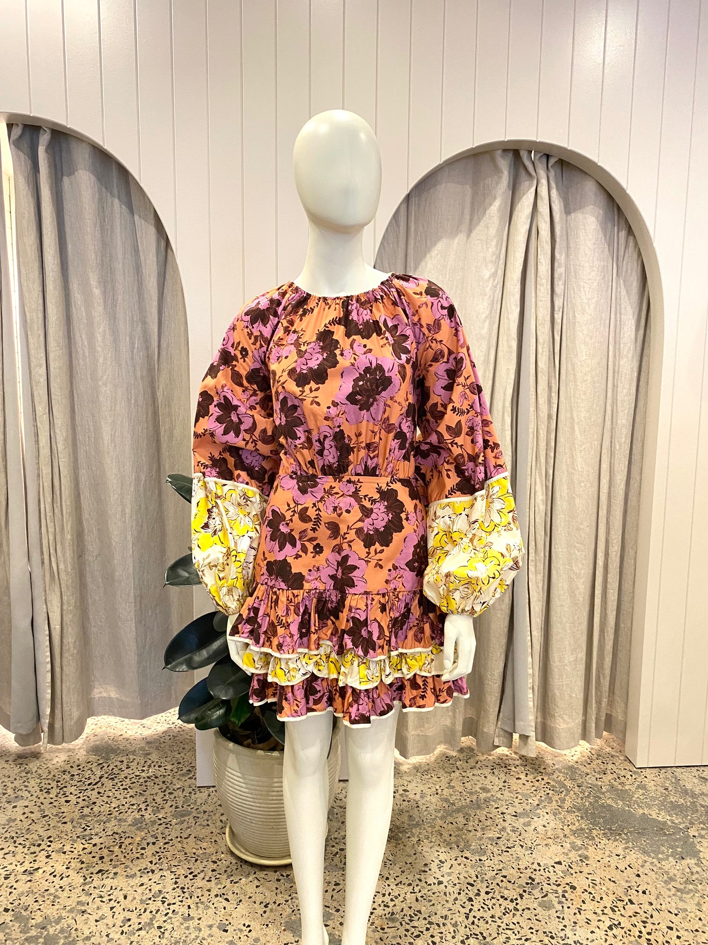 Significant Other Floral Mini Dress - Size 10