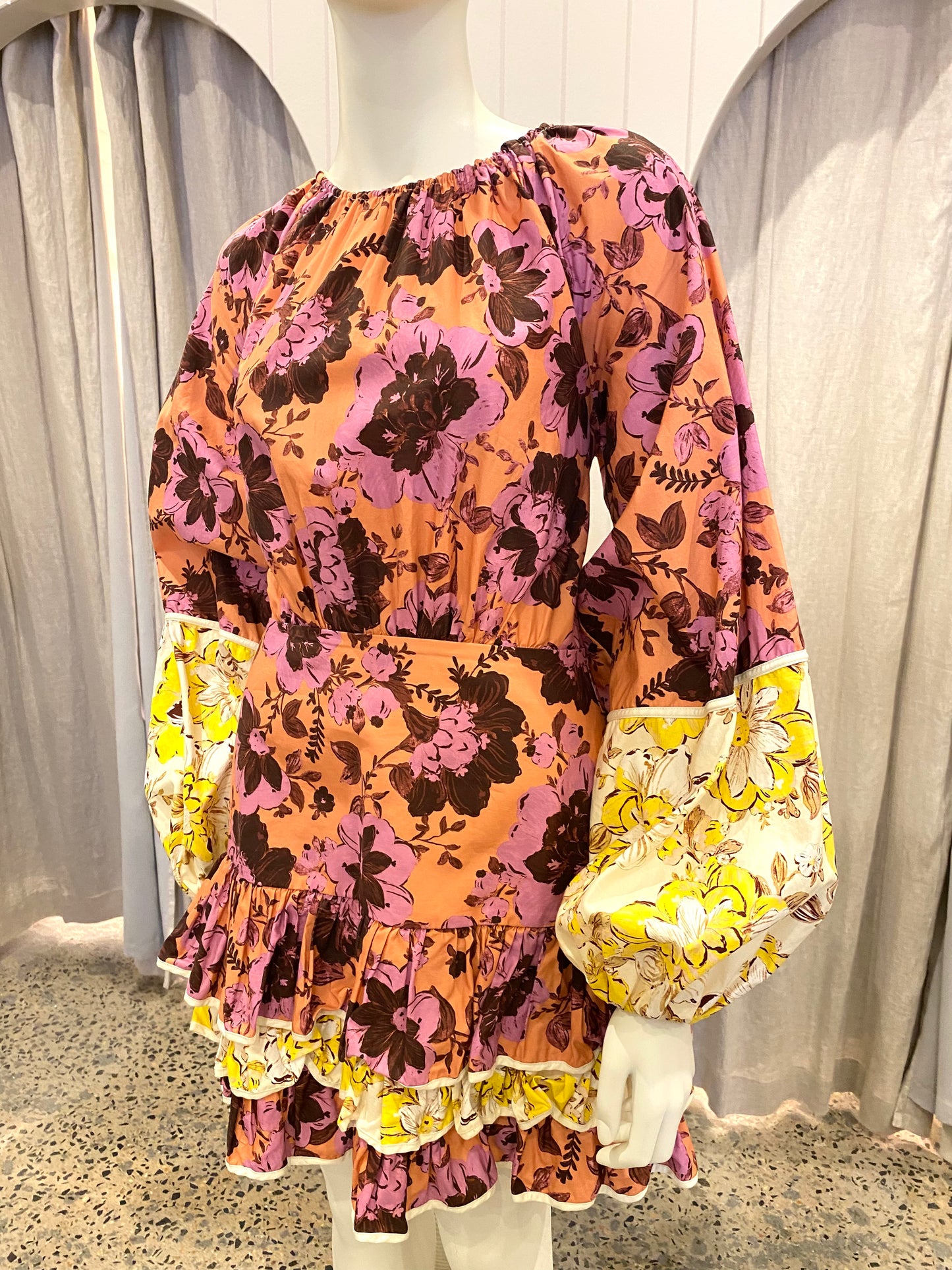 Significant Other Floral Mini Dress - Size 10