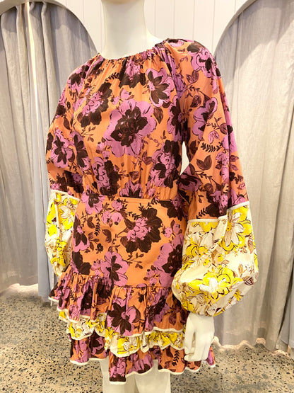 Significant Other Floral Mini Dress - Size 10