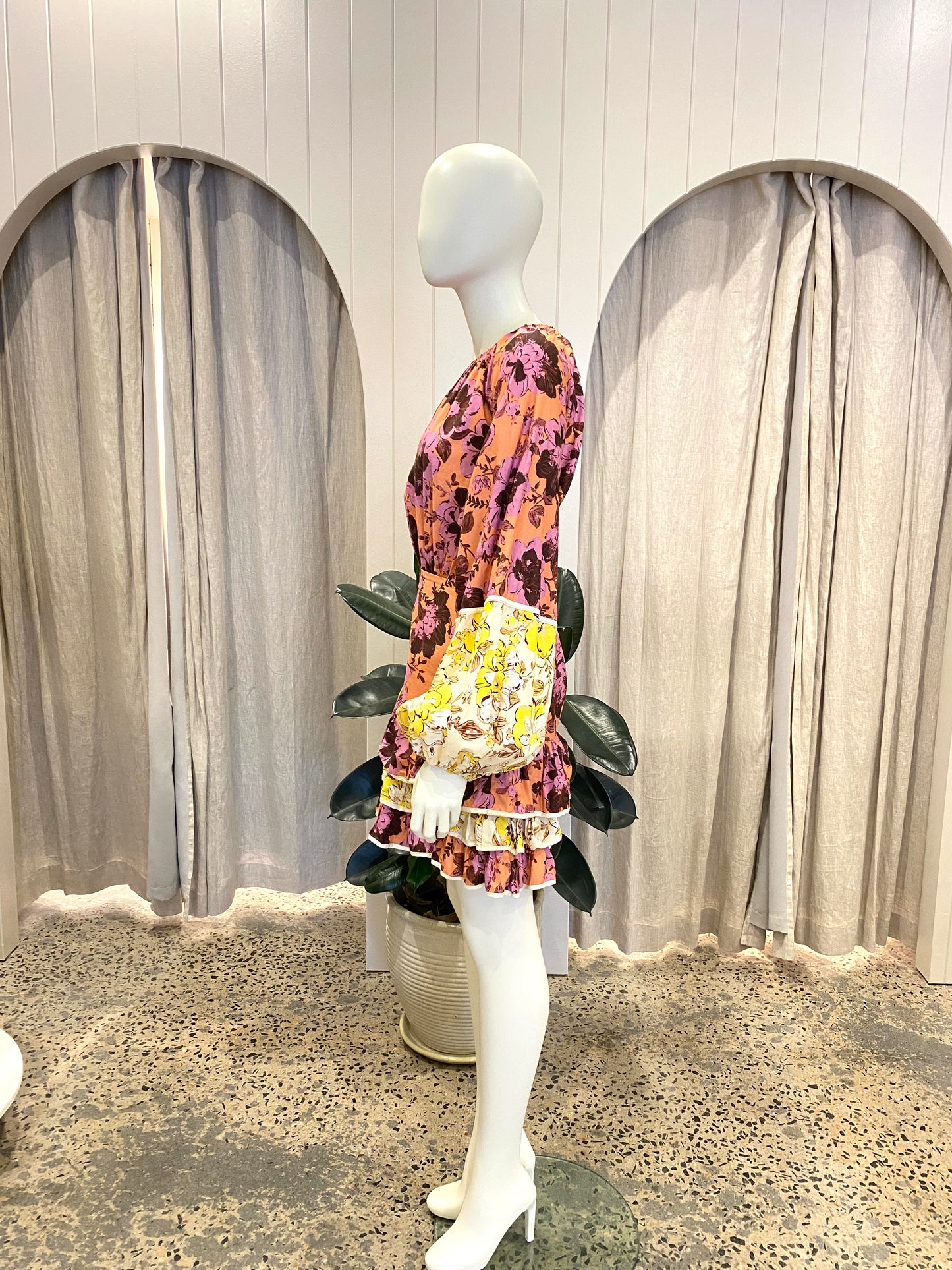 Significant Other Floral Mini Dress - Size 10