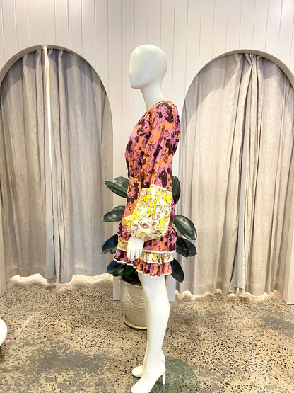 Significant Other Floral Mini Dress - Size 10