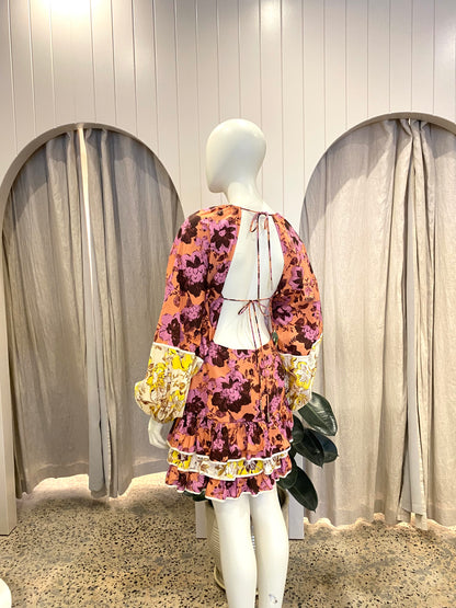 Significant Other Floral Mini Dress - Size 10