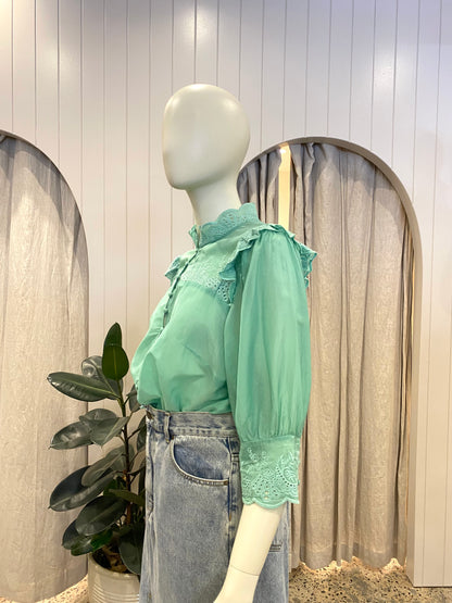 Once Was Silk Blouse - Size 4 (au14)