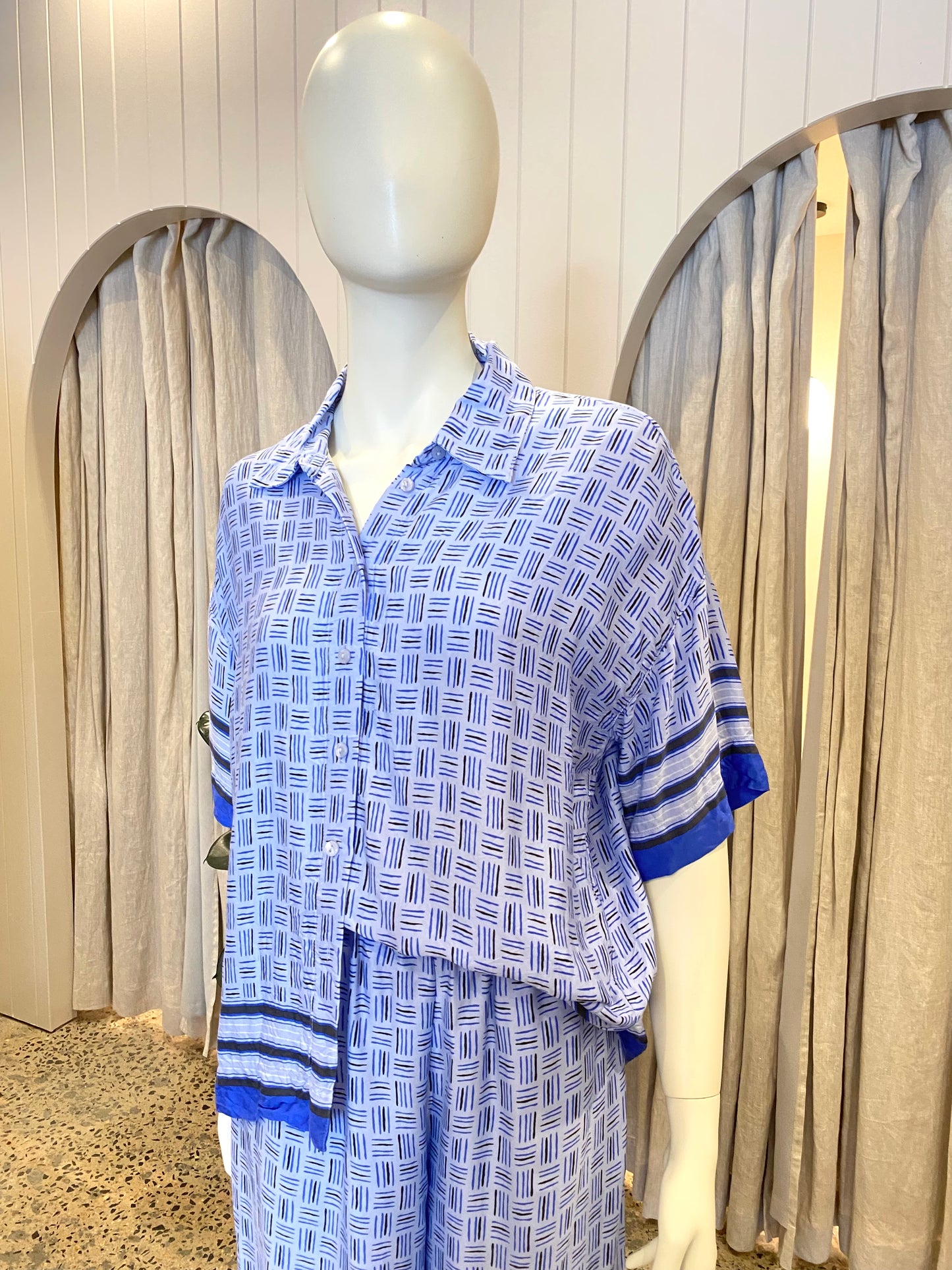 Country Road Co-Ord Set in Blue - Size 8