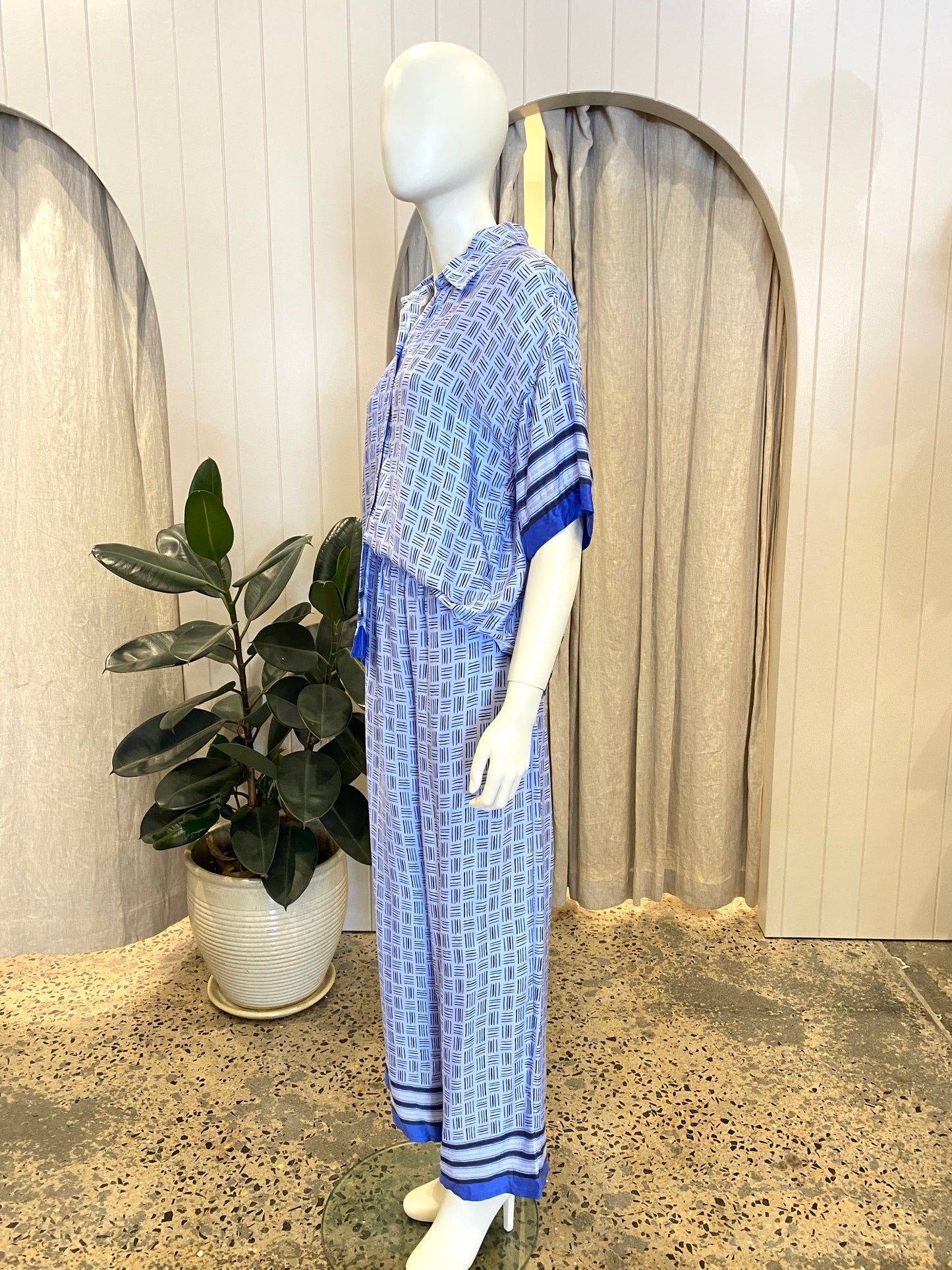 Country Road Co-Ord Set in Blue - Size 8