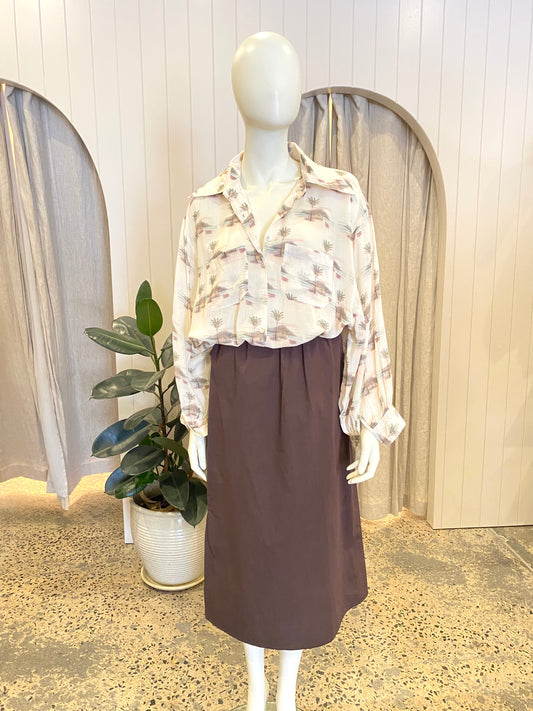 Kinga Csilla Desmond Cotton Shirt - Size 8