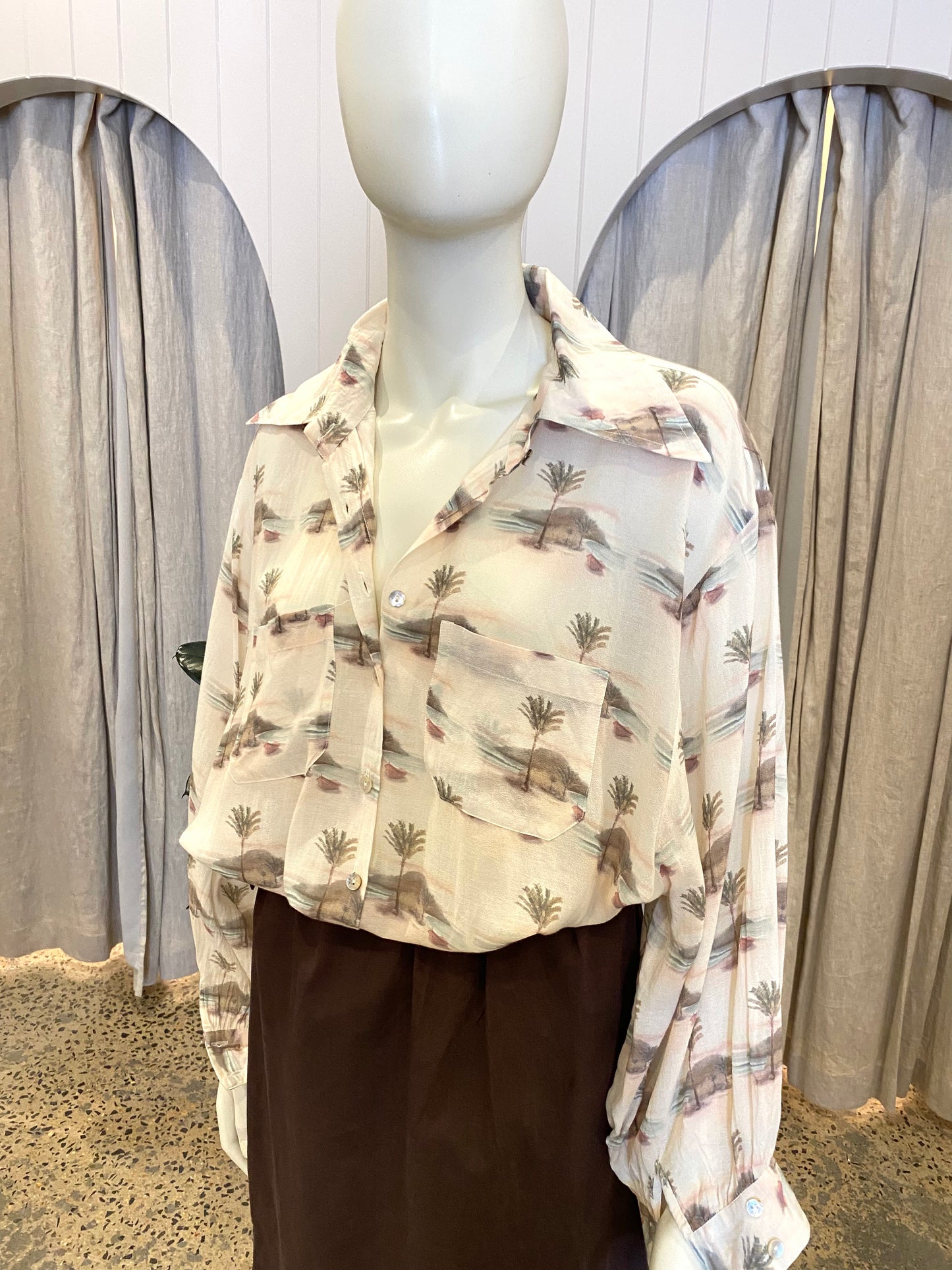 Kinga Csilla Desmond Cotton Shirt - Size 8