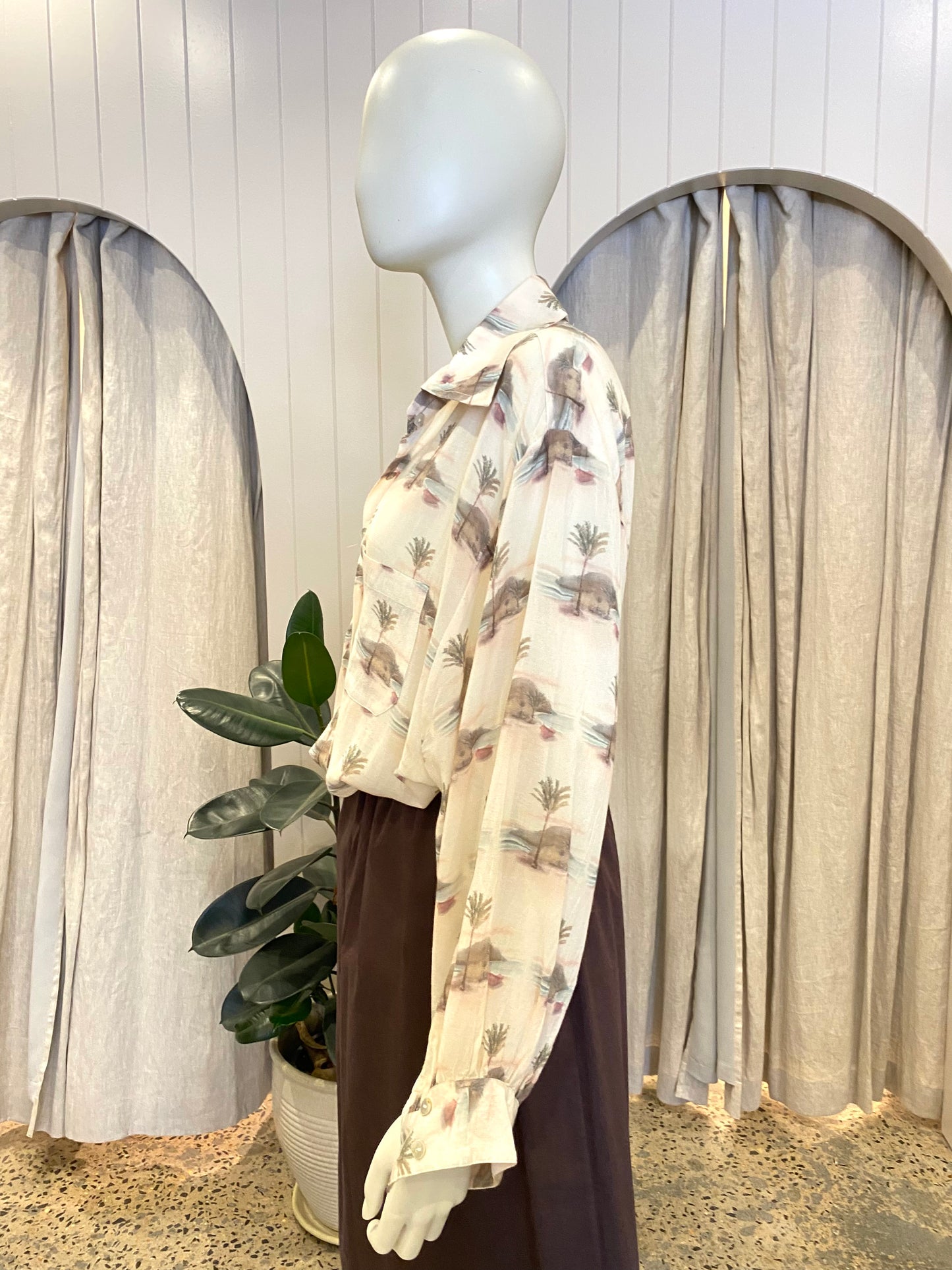 Kinga Csilla Desmond Cotton Shirt - Size 8