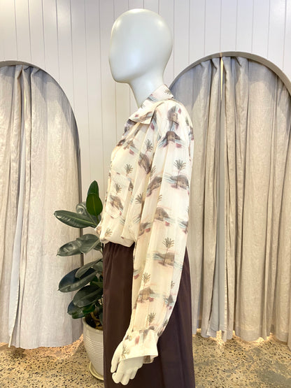 Kinga Csilla Desmond Cotton Shirt - Size 8