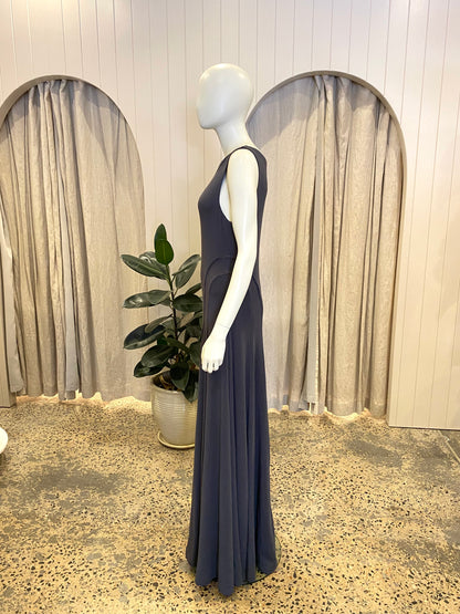 Anna Quan Graphite Audrey Maxi Dress - Size 12