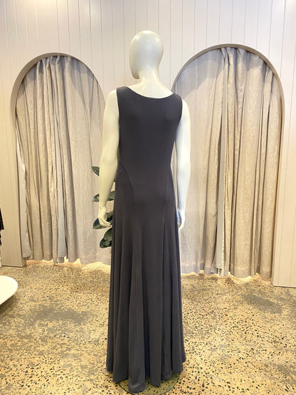 Anna Quan Graphite Audrey Maxi Dress - Size 12