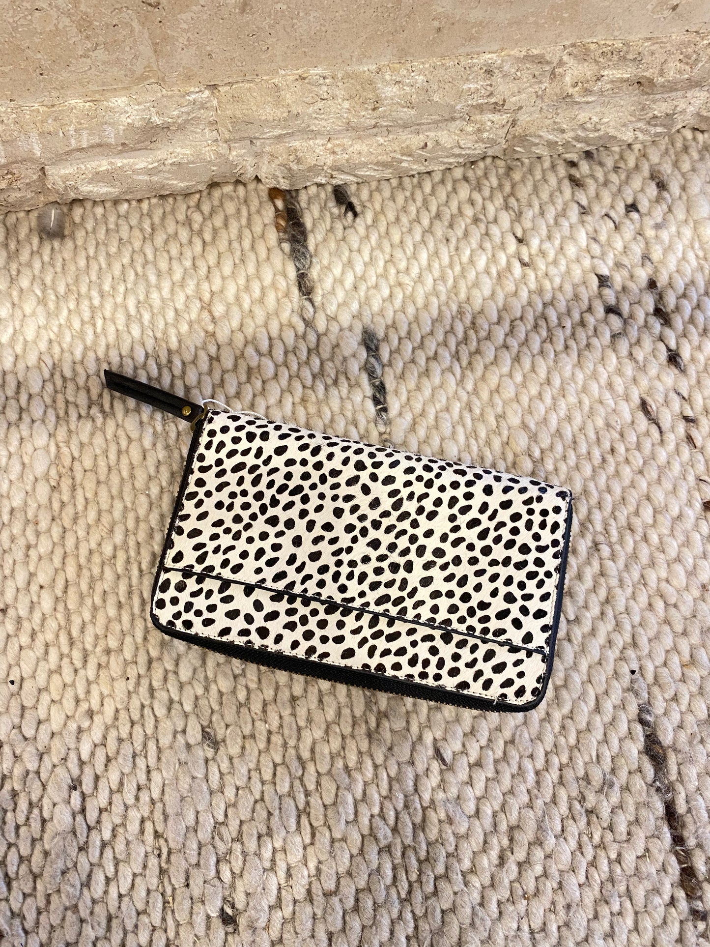 Status Anxiety Delilah Wallet in Snow Cheetah
