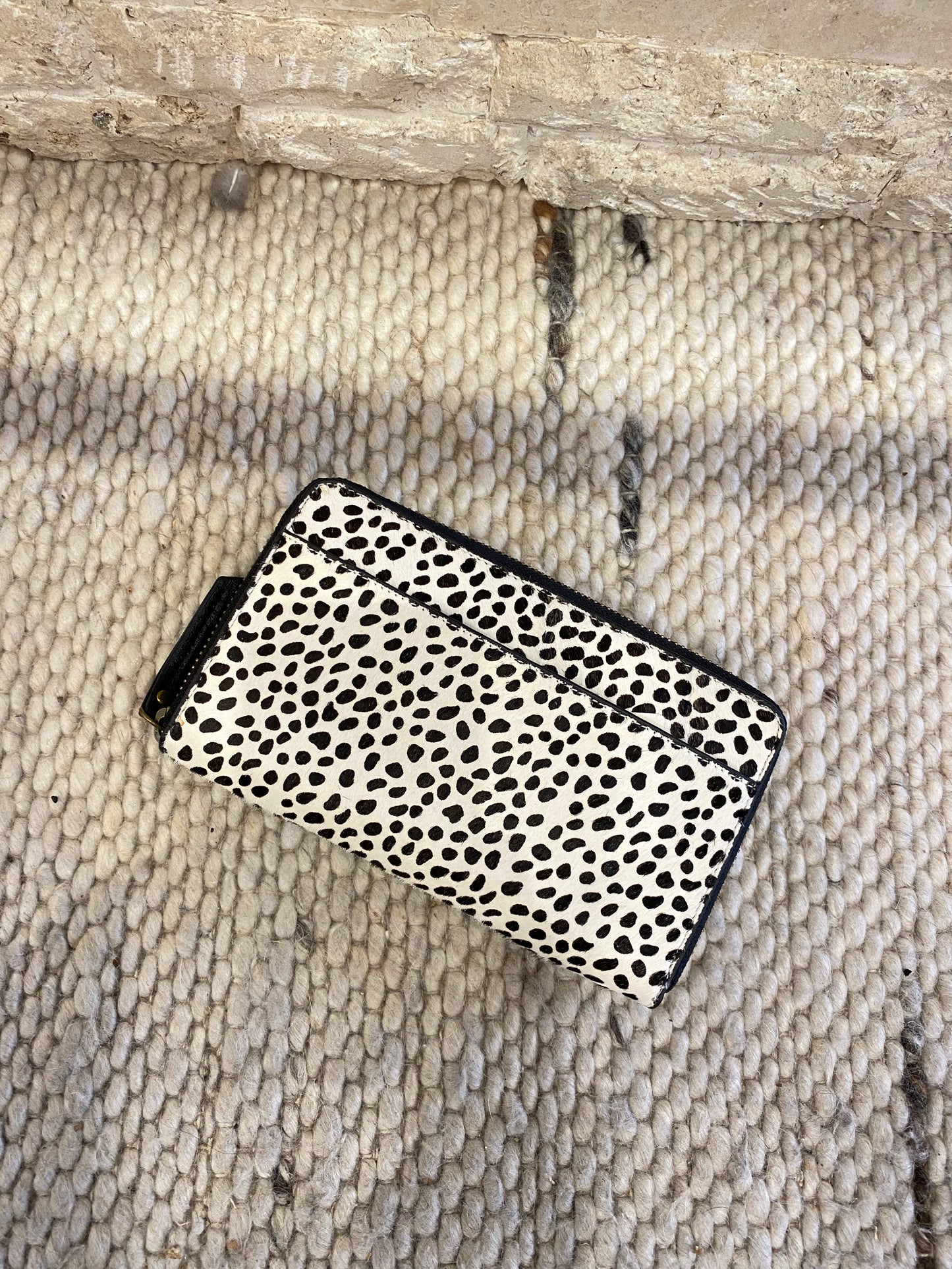 Status Anxiety Delilah Wallet in Snow Cheetah