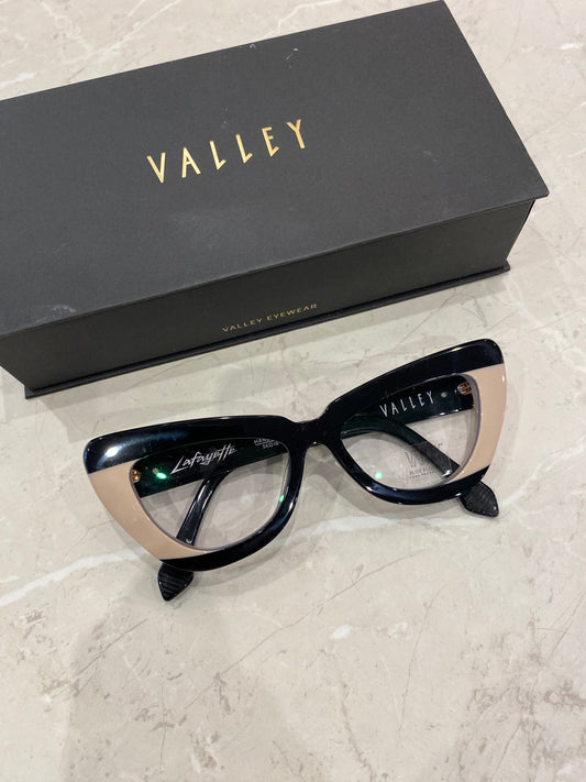 Valley Eyewear Black and Nude Lafayette Sunglasses