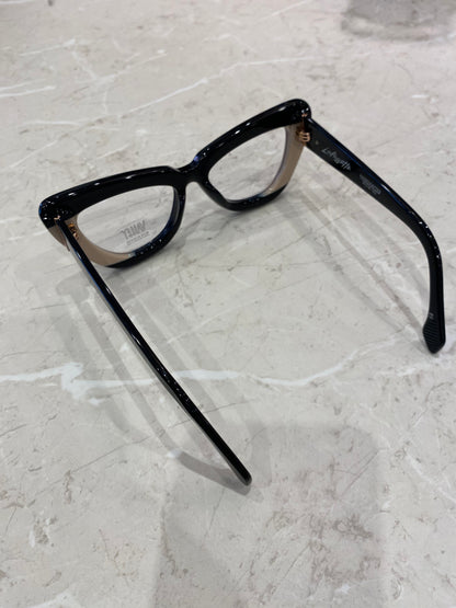 Valley Eyewear Black and Nude Lafayette Sunglasses