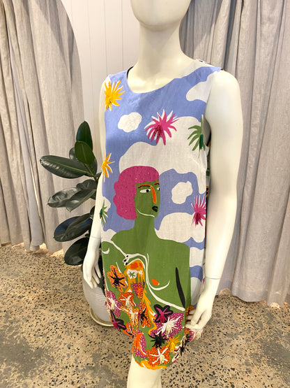 Gorman Shift Embellished Dress - Size 10