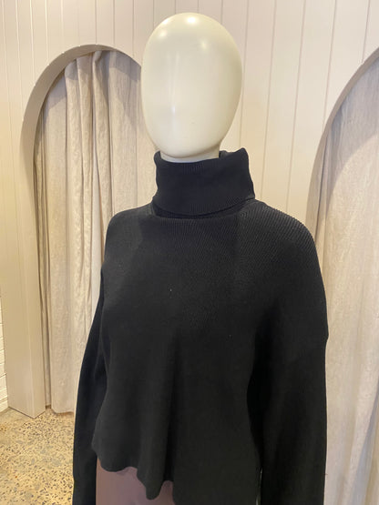 Scanlan Theodore Ribbed Kint Rollneck Jumper - Size Small (10)