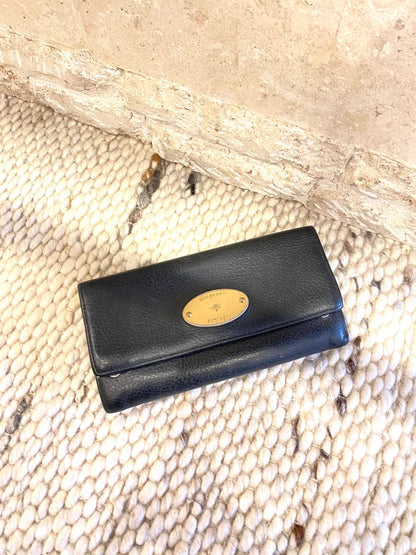 Mulberry Black Continental Leather Wallet