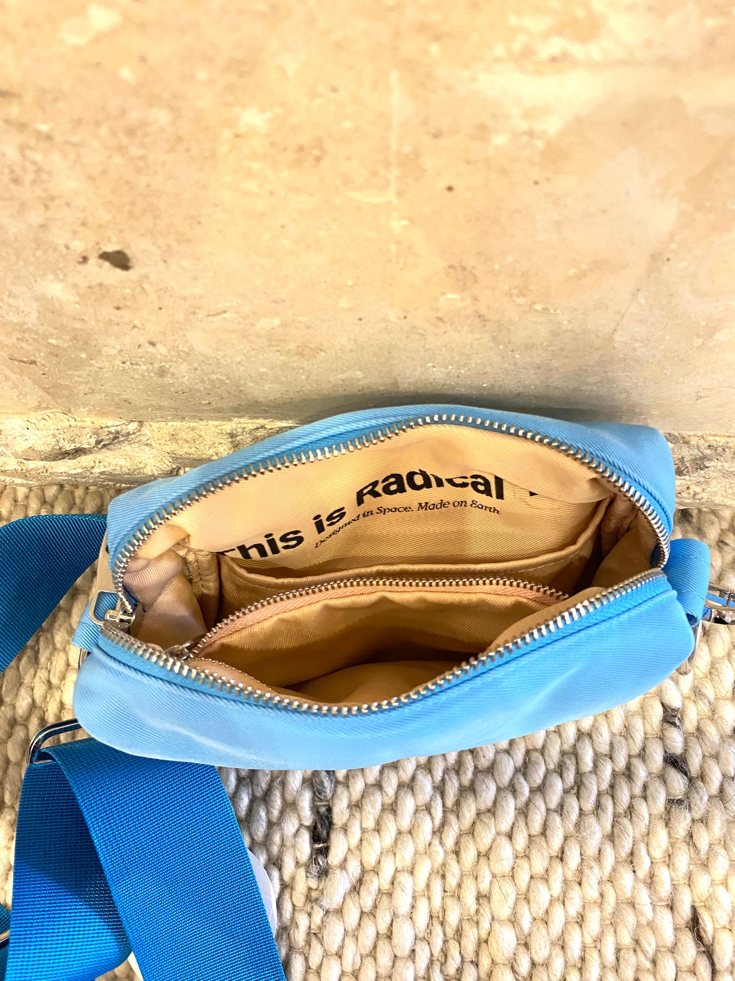 This Is Radical Blue Mini Crossbody Bag