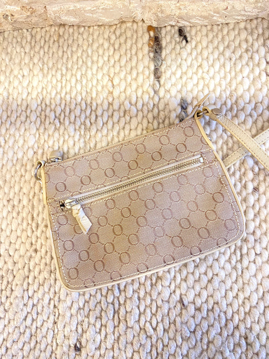 Oroton Monogrammed Crossbody Bag - Vintage