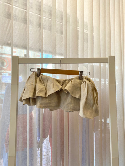 Dissh Ruffle Crop - Size 8