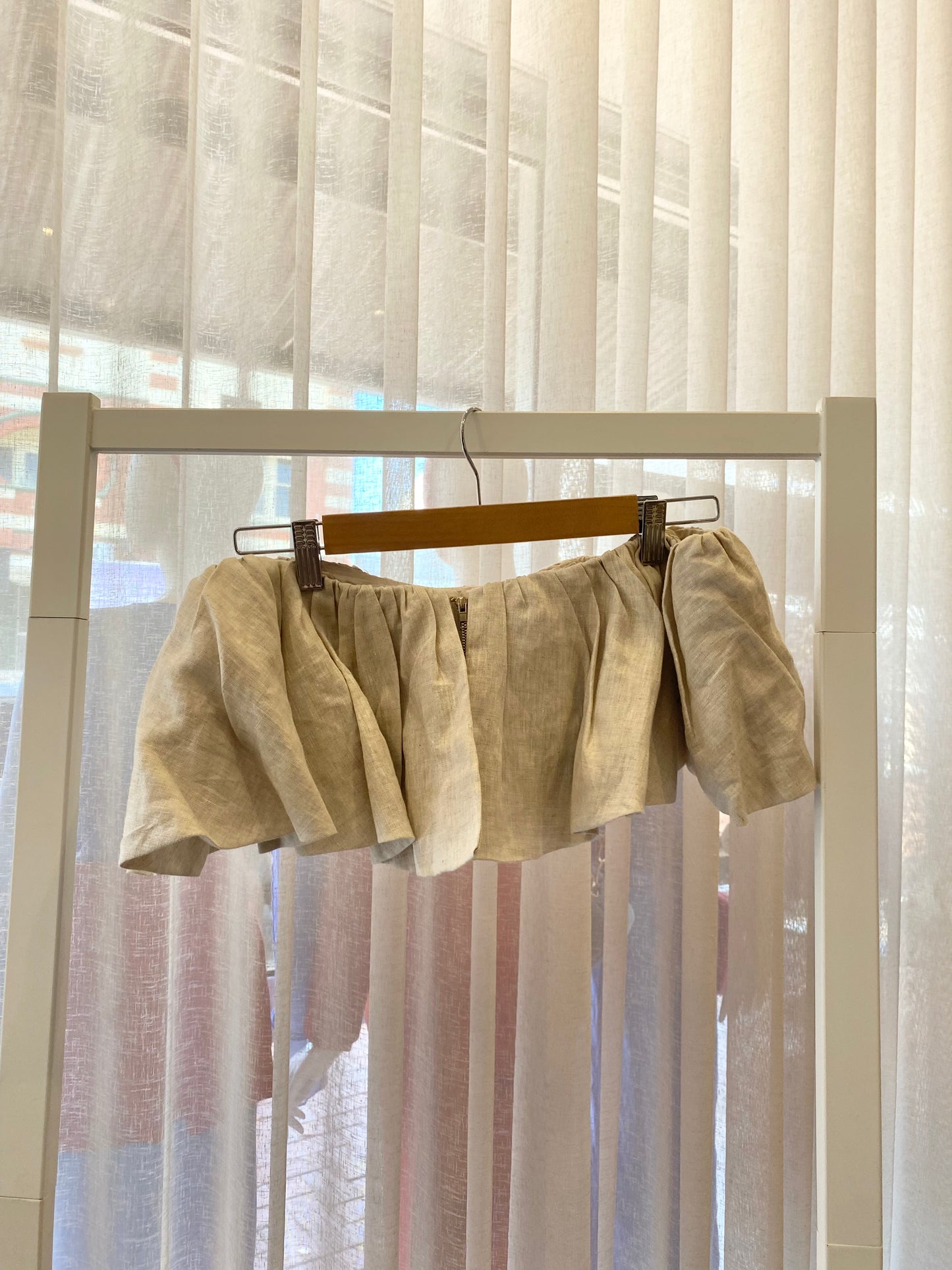 Dissh Ruffle Crop - Size 8