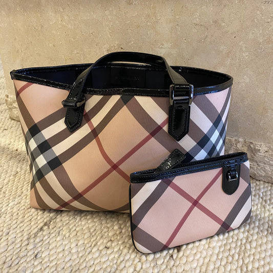 Burberry Nova Check Tote Bag - Vintage