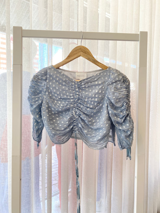 Alice McCall Polka Dot 'Like a Woman' Crop - Size 8