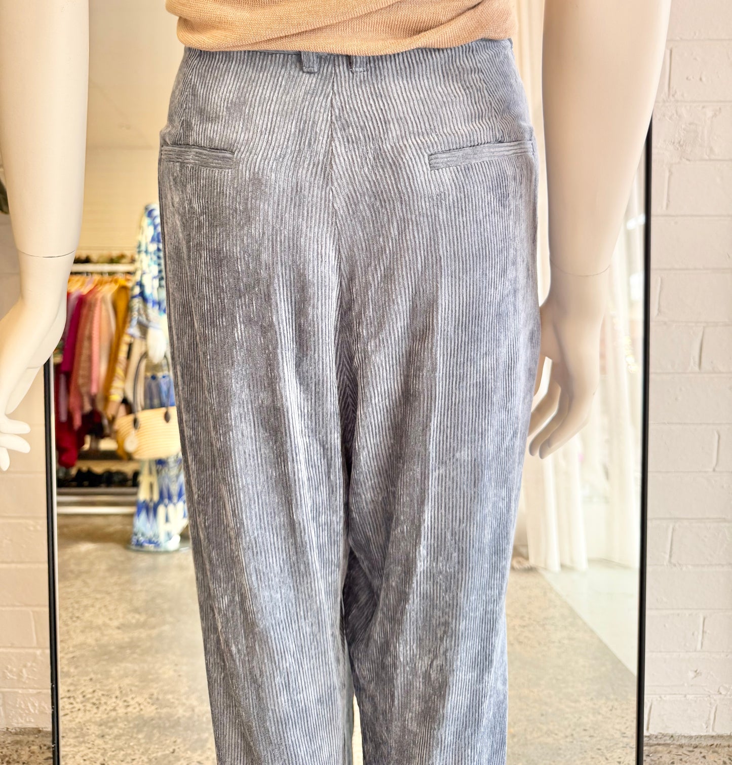 Viktoria and Woods Ice Blue Ashcroft Trouser - Size 10