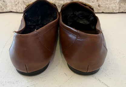 Tods 'Kate' Brown Leather Loafer - Size 37.5