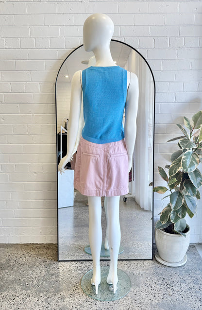 Country Road Denim Mini Skirt in Musk - Size 10