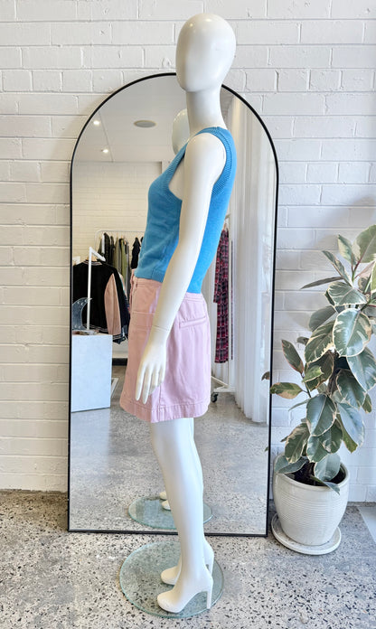 Country Road Denim Mini Skirt in Musk - Size 10