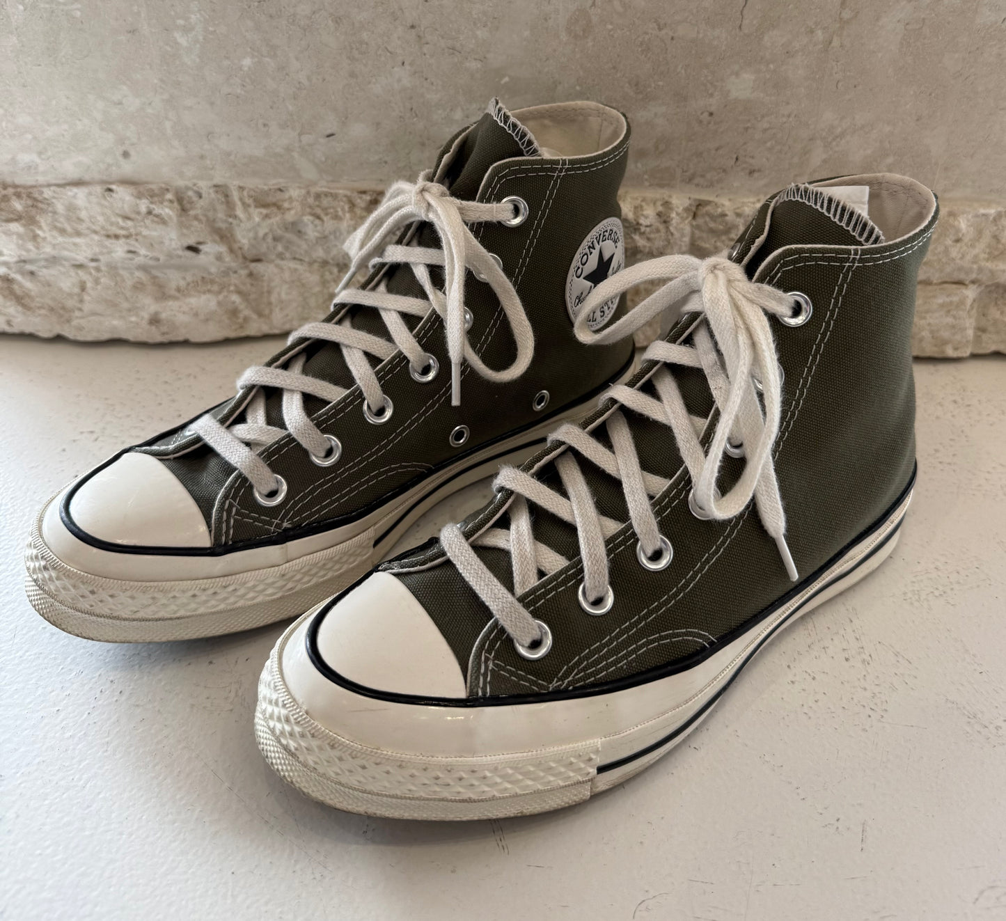 Converse 70 High Tops in Khaki - Size 7