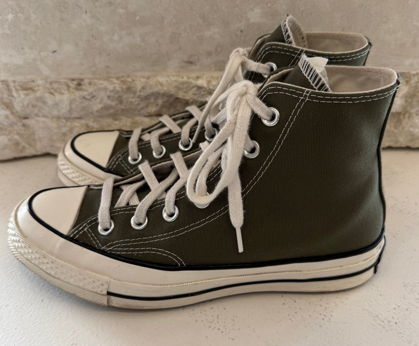 Converse 70 High Tops in Khaki - Size 7