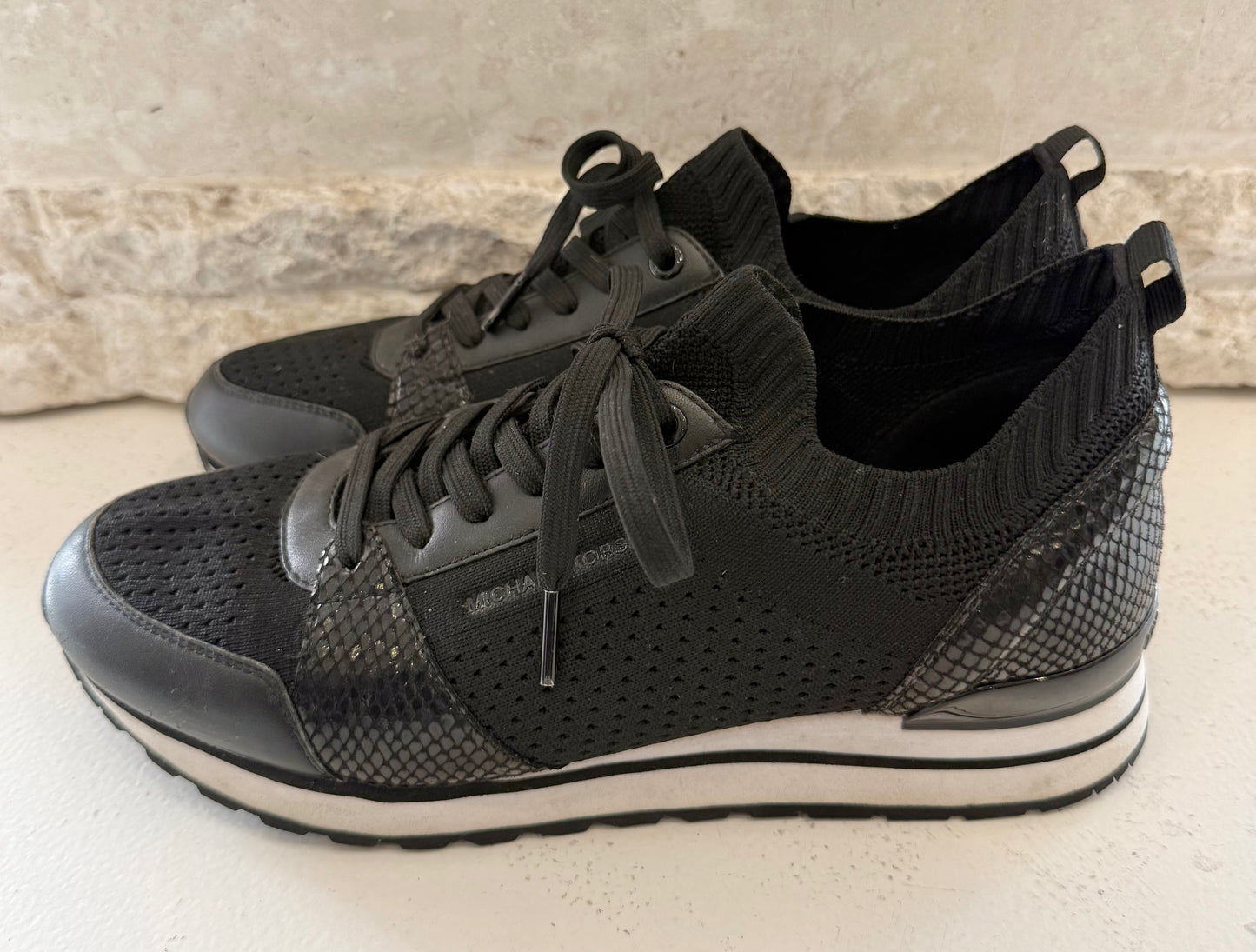 Michael Kors Billie Knit Trainer - Size 9