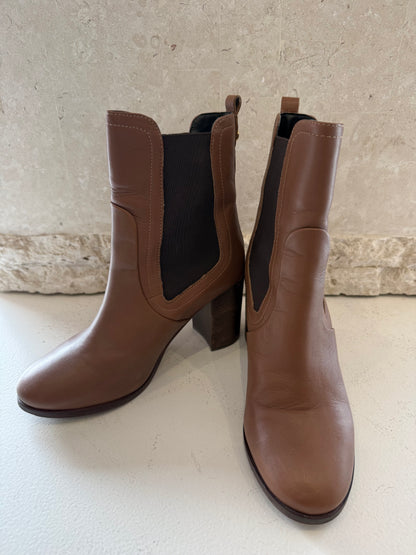 Ted Baker Tan Daphina Leather Boots - Size 39