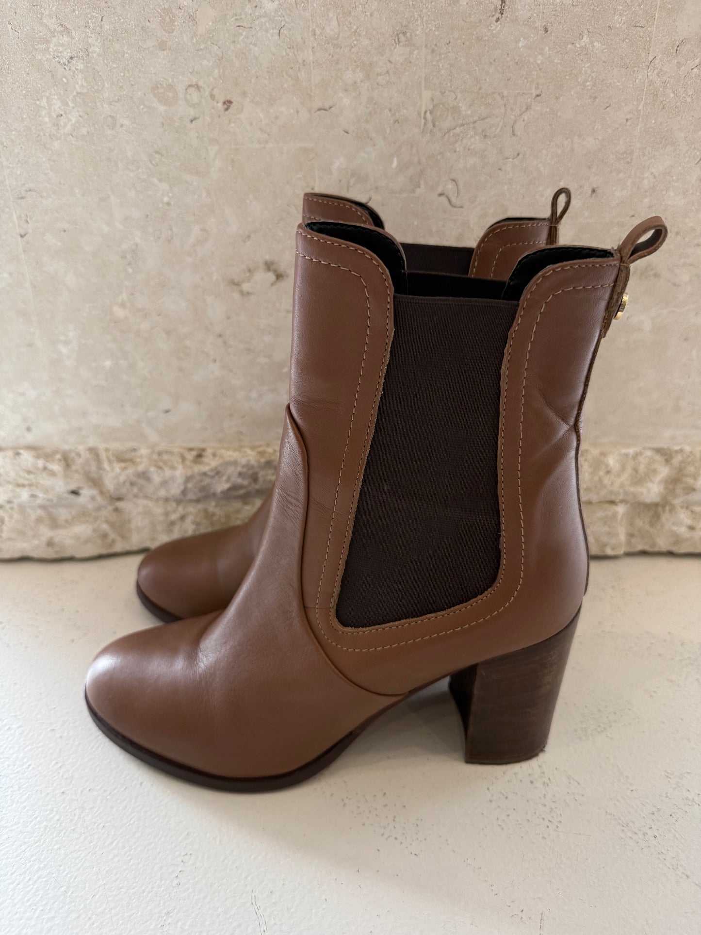 Ted Baker Tan Daphina Leather Boots - Size 39