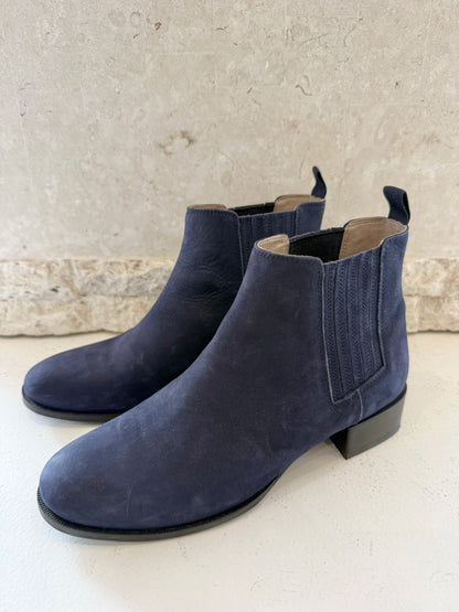 Witchery Navy Boots - Size 40