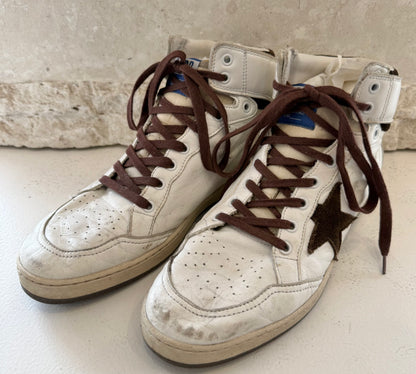 Golden Goose White Sky Star Sneakers - Size 42