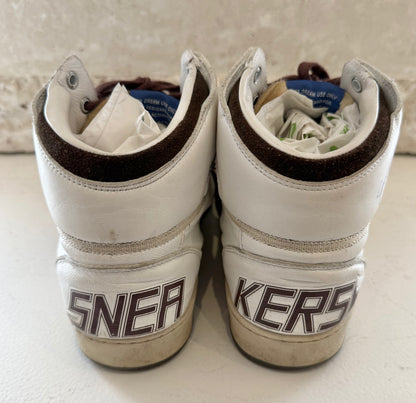 Golden Goose White Sky Star Sneakers - Size 42