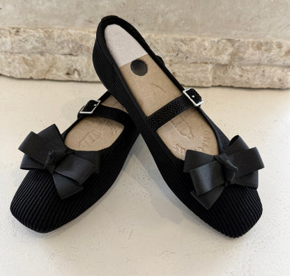 VIVAIA Ballet Flats in Black - Size 36.5
