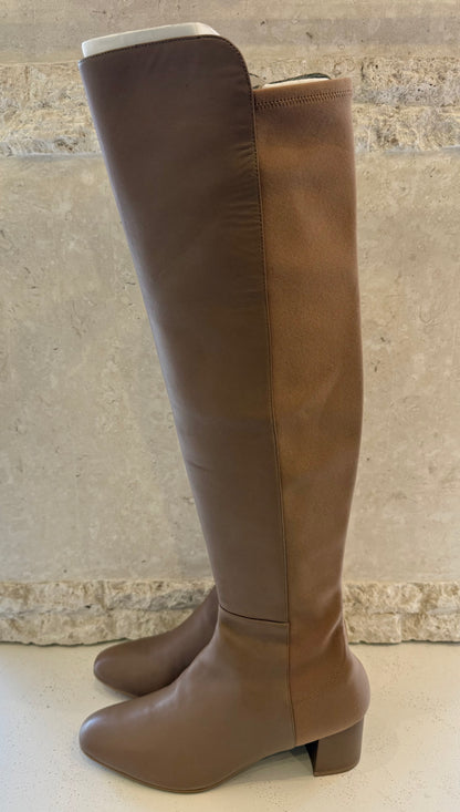 Stuart Weitzman 'Gillian 60' Tall Boots in Camel - Size 41.5