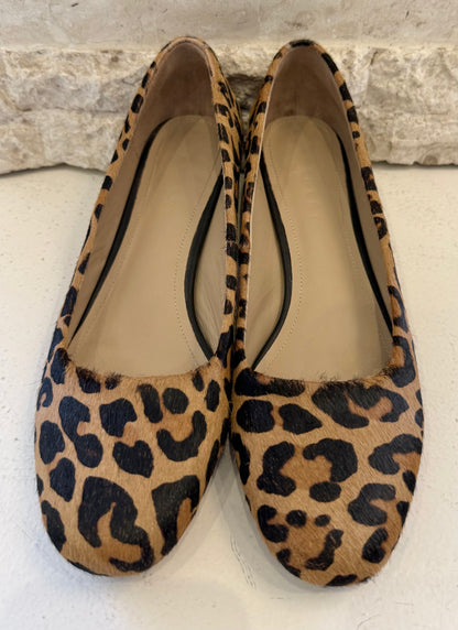 Trenery Georgie Animal Print Mid Heel - Size 37
