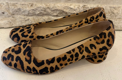 Trenery Georgie Animal Print Mid Heel - Size 37