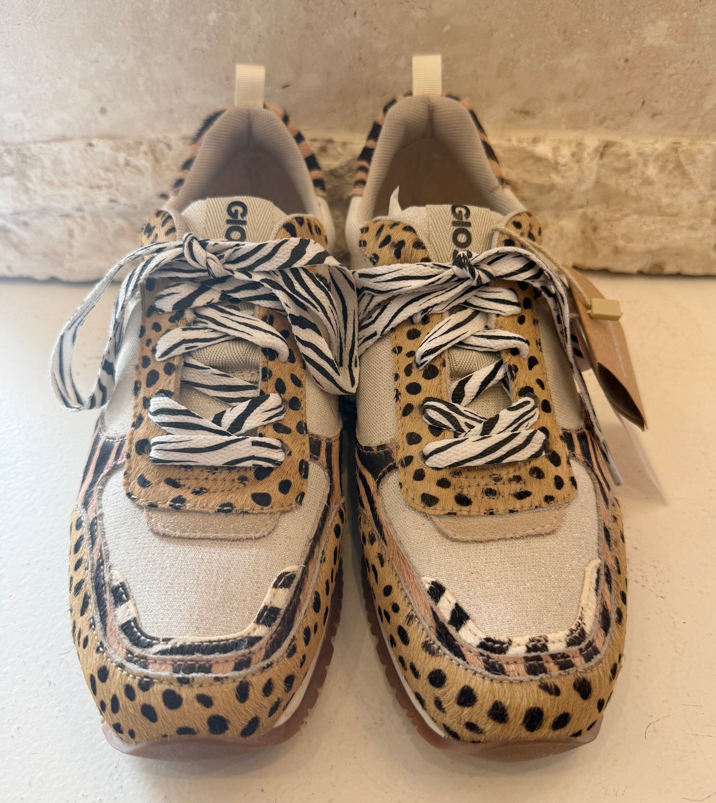 Gioseppo 'Bellflower' Sneakers in Animal Print - Size 41