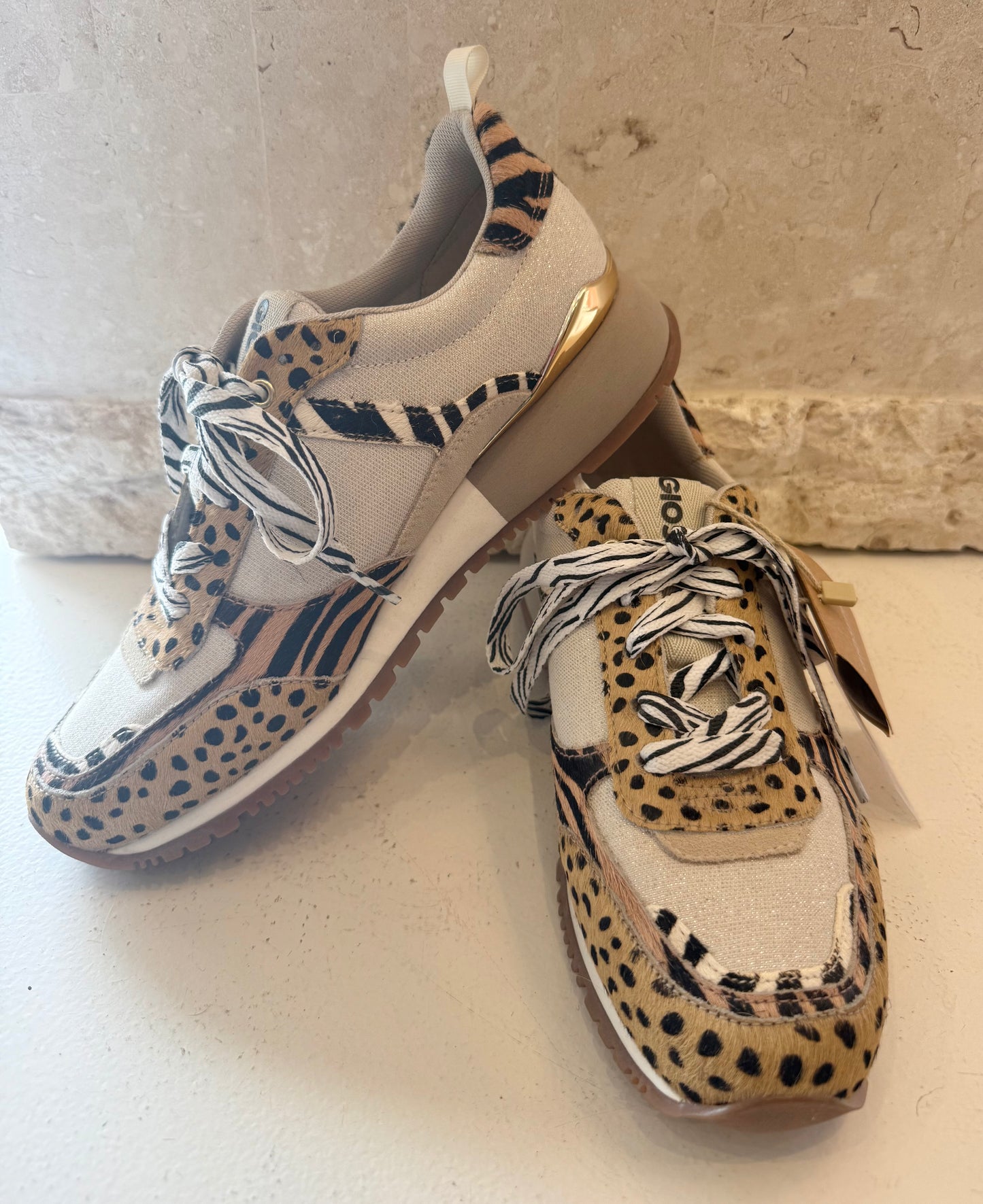 Gioseppo 'Bellflower' Sneakers in Animal Print - Size 41